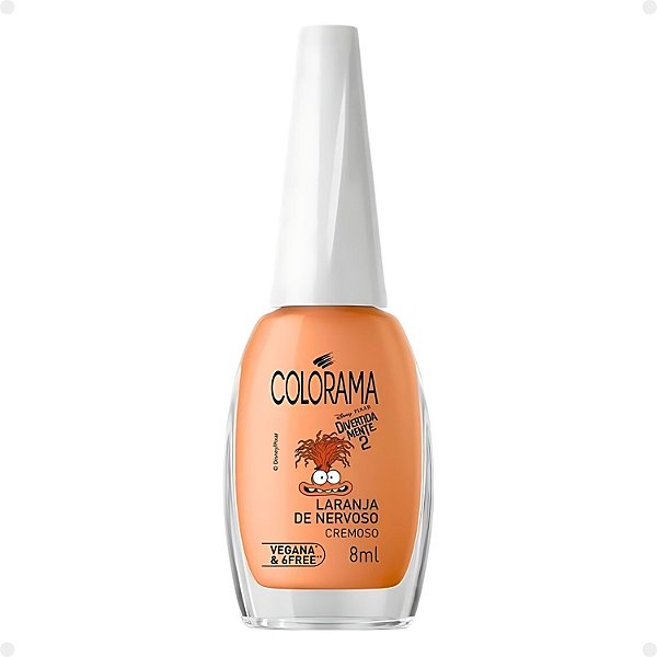 Esmalte Cremoso Colorama Divertidamente 2 Laranja de Nervoso 8ml