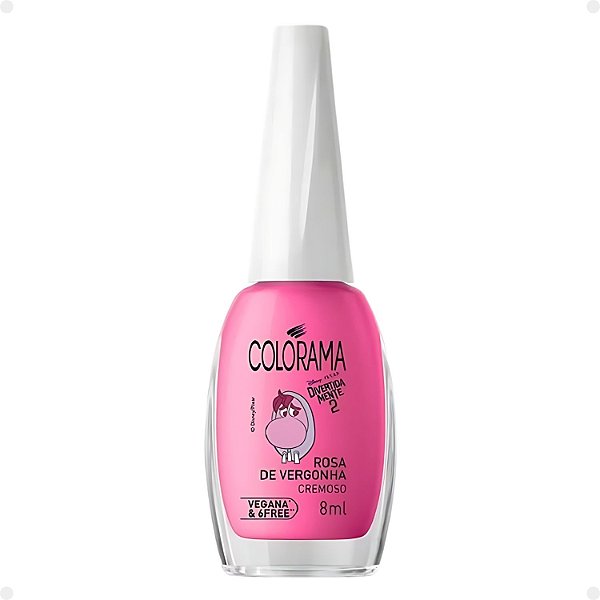 Esmalte Cremoso Colorama Divertidamente 2 Rosa de Vergonha 8ml