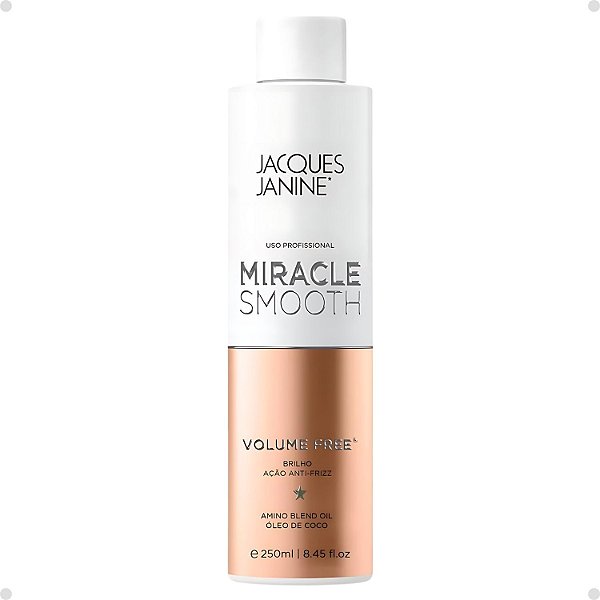 Redutor De Volume Jacques Janine Miracle Smooth Volume Free 250ml