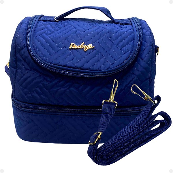 Necessaire Térmica Rubys Com Alça Azul Marinho Necf-138b