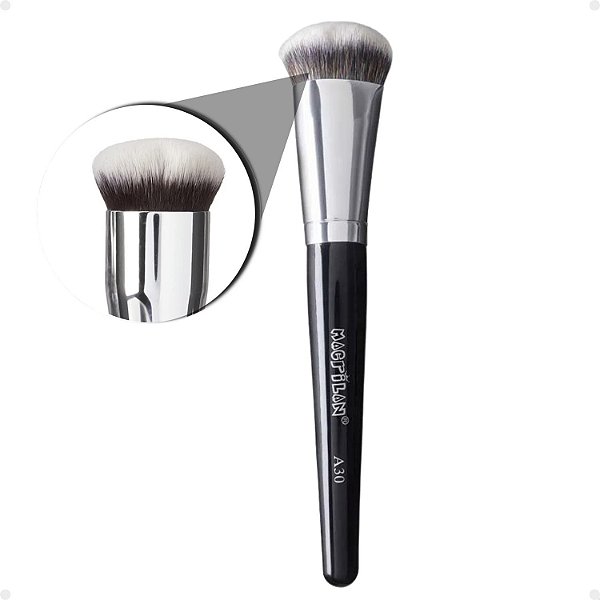 Pincel Kabuki Macrilan Linha Max A30 Gota para Face