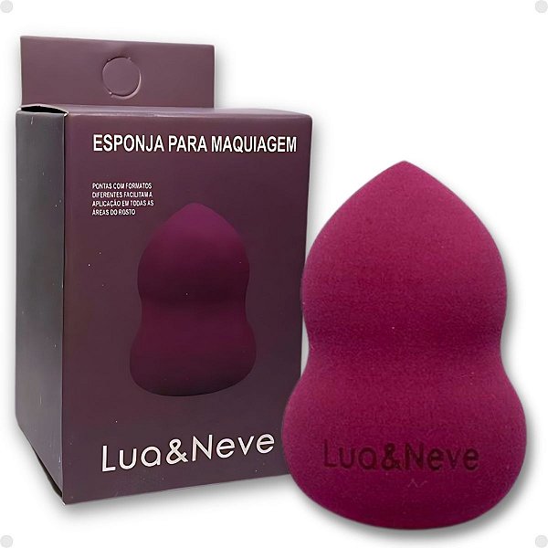 Esponja Para Maquiagem Lua e Neve Cilindrica