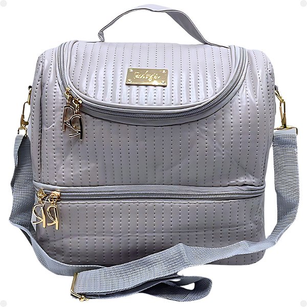 Necessaire Térmica Rubys Com Alça Cinza Nec-038tx