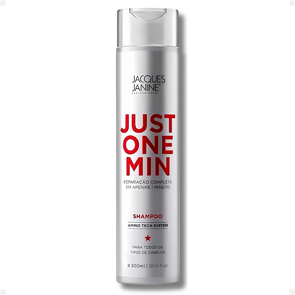 Kit Jacques Janine Just One Min: Shampoo, Condicionador, Blindagem 200ml