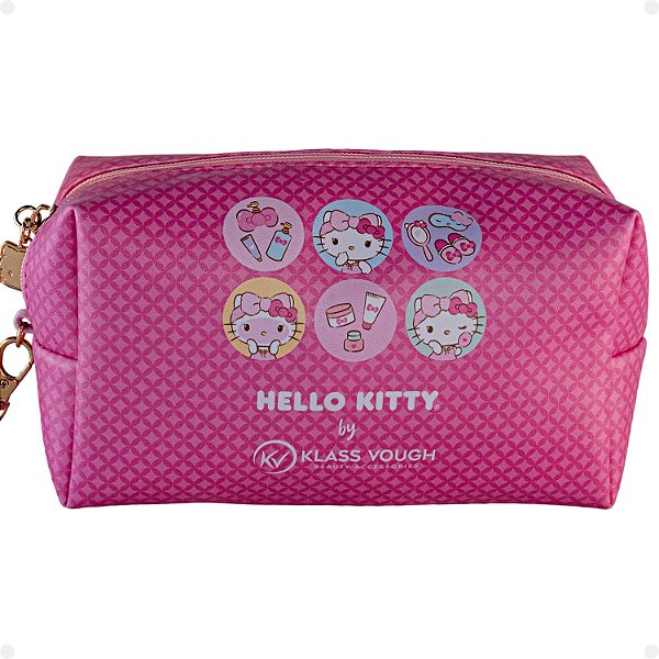 Necessaire Organizadora Hello Kitty by Klass Vough Estampada Rosa Kchk-04p