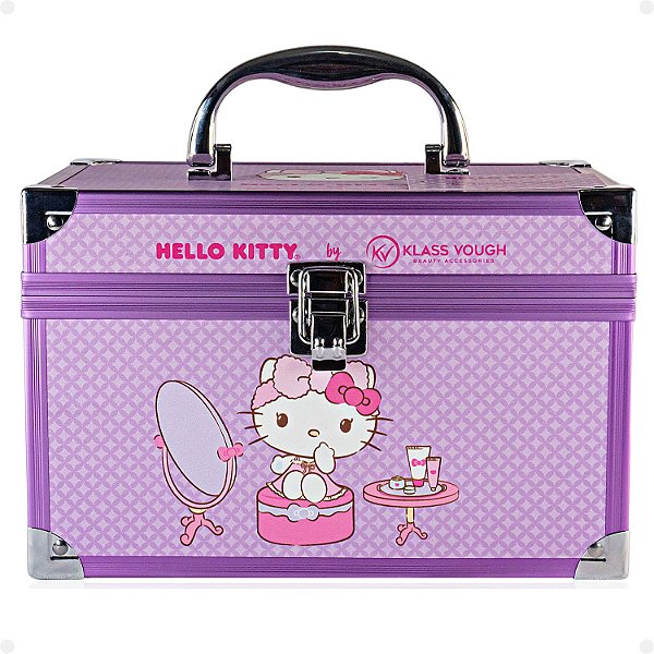 Maleta Estampada Hello Kitty by Klass Vough Lilás Dbhk-01l