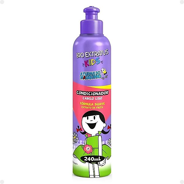 Condicionador Bio Extratus Kids A Turma do Maluquinho Cabelo Liso 240ml