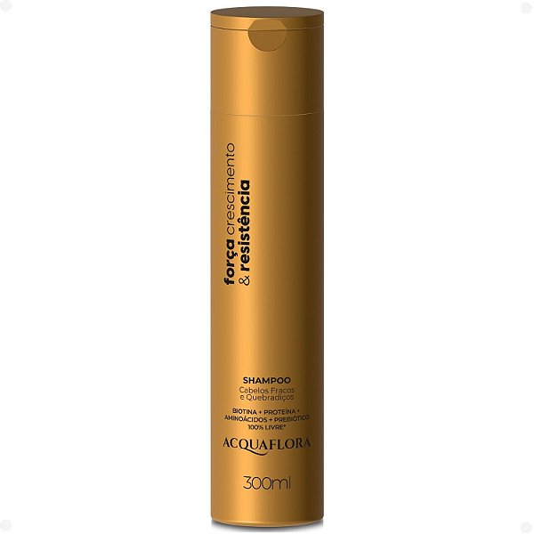 Shampoo Acquaflora Força Crescimento E Resistência 300ml