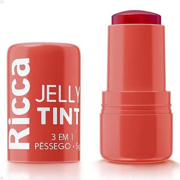 Jelly Tint Ricca 3 em 1 Pêssego