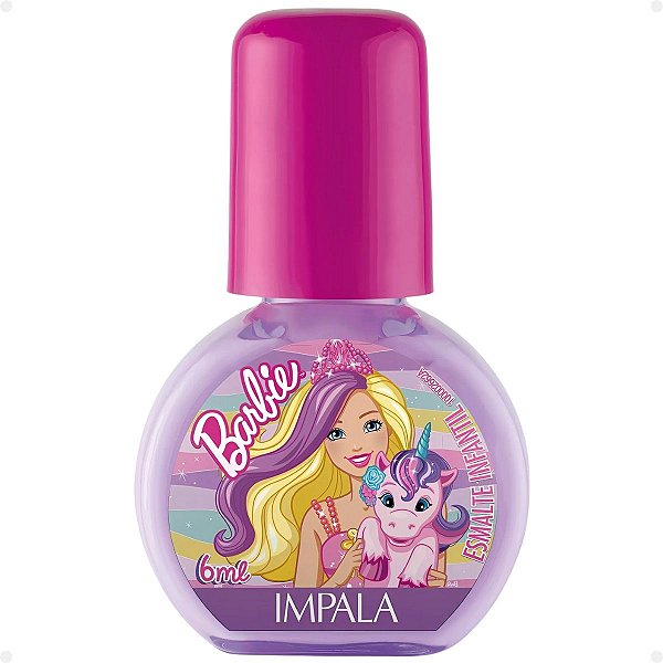 Esmalte Infantil Impala Barbie Mágia De Unicornio 6ml