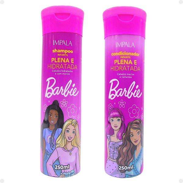Impala Barbie Infantil Plena e Hidratada: Shampoo e Condicionador 250ml