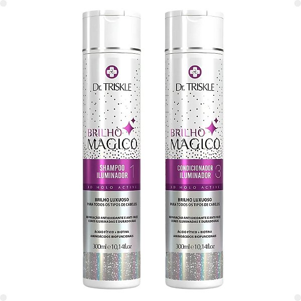 Dr Triskle Brilho Mágico: Shampoo e Condicionador 300ml