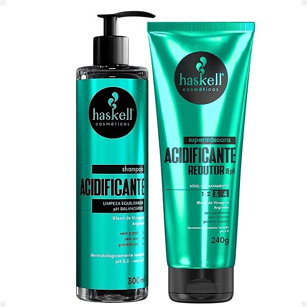 Kit Haskell Acidificante: Shampoo e Acidificante