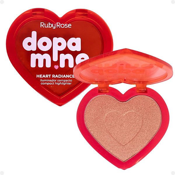 Iluminador Ruby Rose Dopamine Heart Radiance Beloved Glow Hb-f1603-4