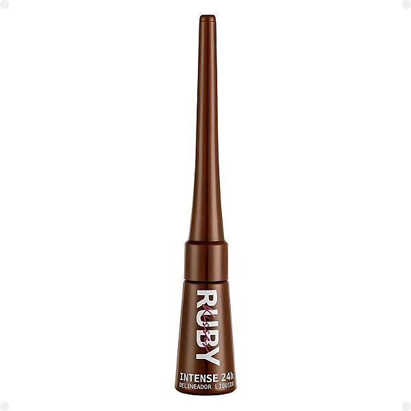 Delineador Líquido Ruby Kisses Intense 24h Marrom Rbll02br