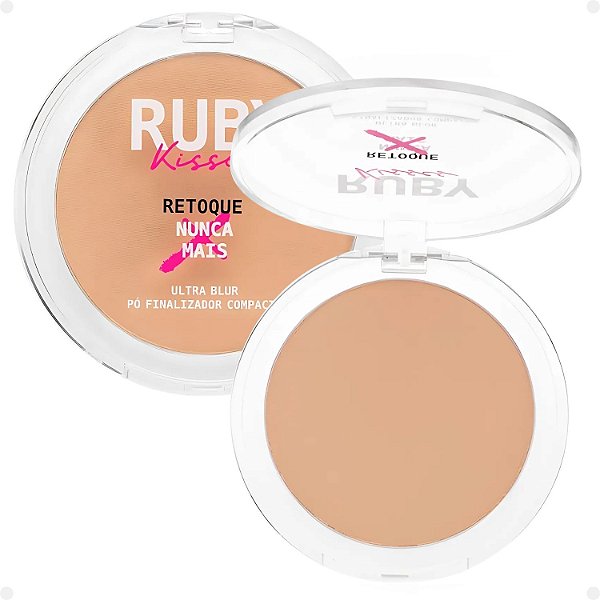 Pó Finalizador Compacto Ruby Kisses Ultra Blur Retoque Nunca Mais Fair Ruc01b