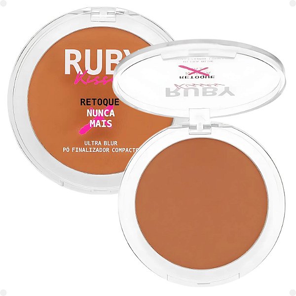 Pó Finalizador Compacto Ruby Kisses Ultra Blur Retoque Nunca Mais Tan Ruc03b