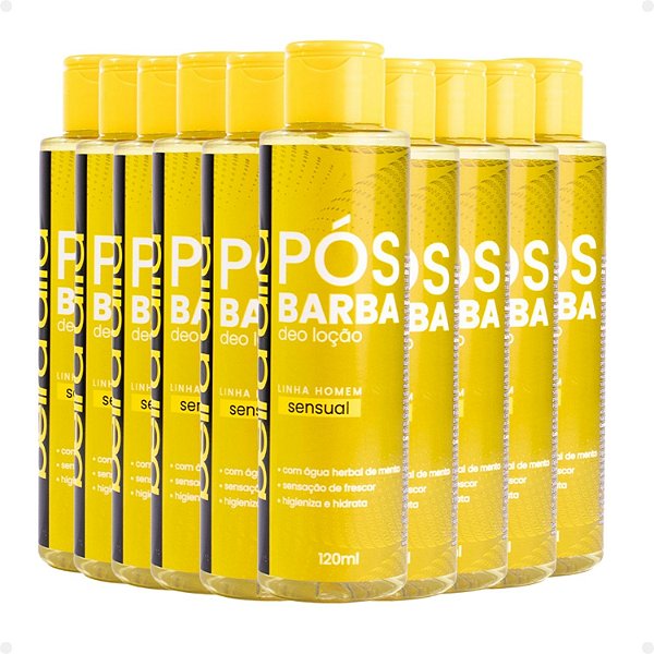 Kit Deo Loção Beira Alta Pós Barba Homem Seduction Com 10 120ml