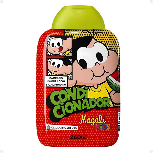 Condicionador Cia da Natureza Magali Kids Cabelos Ondulados e Cacheados 260ml