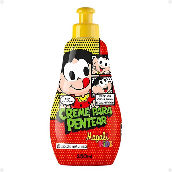 Creme para Pentear Cia da Natureza Magali Kids Cabelos Ondulados e Cacheados 250ml