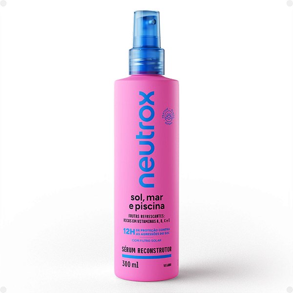 Spray Sérum Reconstrutor Neutrox Sol, Mar e Piscina 300ml
