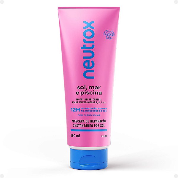 Máscara de Reparação Instantânea Pós Sol Neutrox Sol, Mar e Piscina 200ml