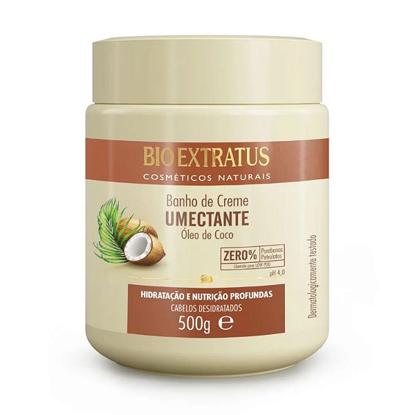 Banho de Creme Bio Extratus Umectante Óleo de Coco 500g
