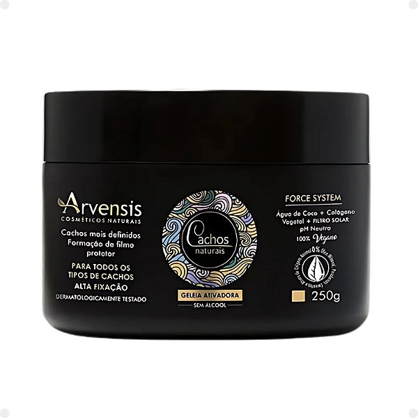Geleia Ativadora Arvensis Cachos Naturais Suave Fixação 250g