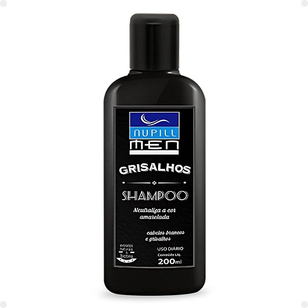 Shampoo Nupill Men Grisalhos 200ml