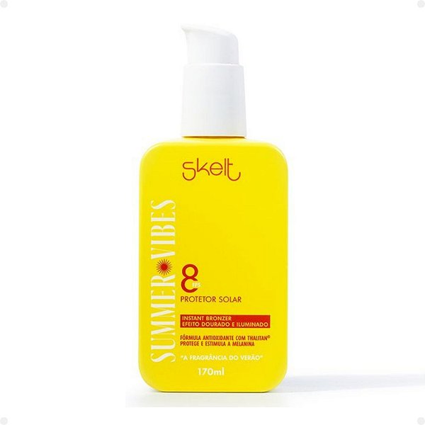Protetor Solar Skelt Summer Vibes FPS 8 Instant Bronzer 170ml