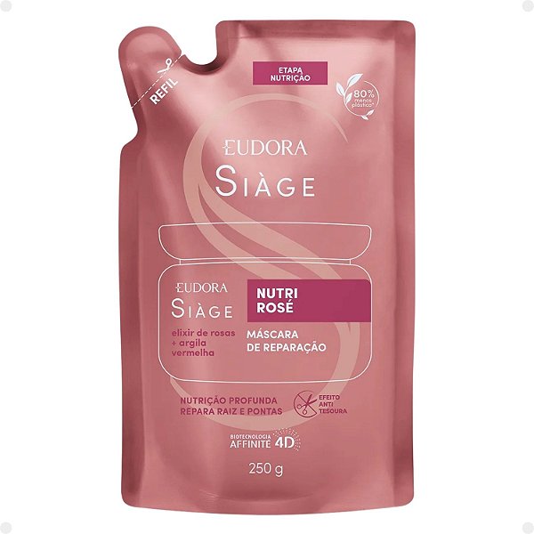 Refil Máscara de Reparação Siage Eudora Nutri Rosé 250g