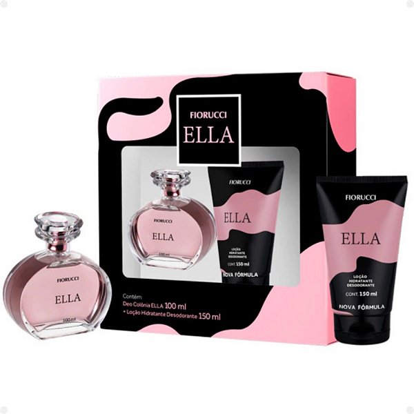 Kit Fiorucci Ella: Deo Colônia 100ml E Loção Hidrante 150ml