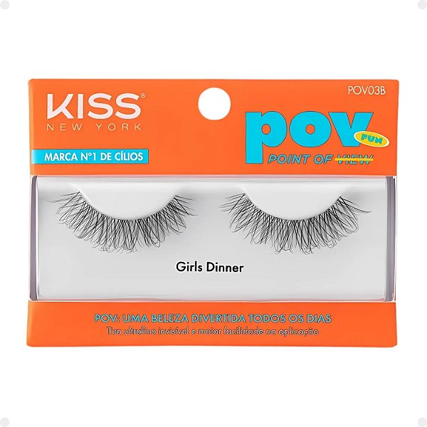 Cílios Postiços Kiss New York Pov Girls Dinner Pov03b