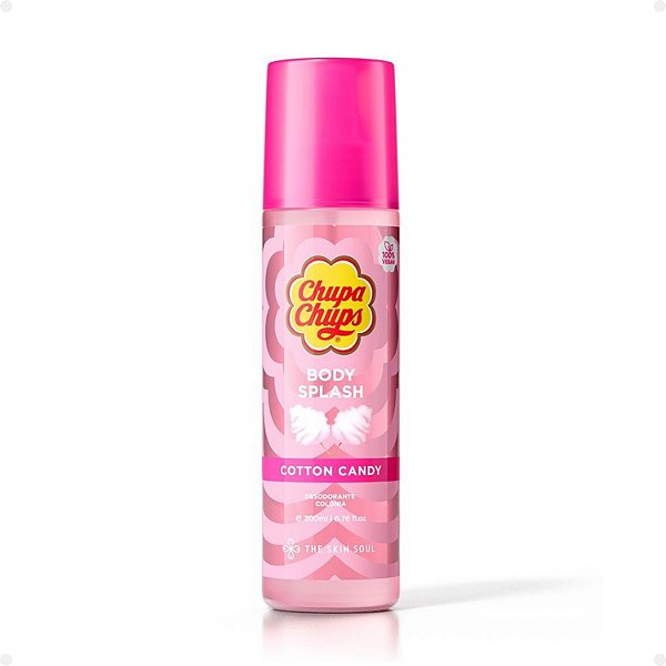 Body Splash Chupa Chups The Skin Soul Cotton Candy 200ml