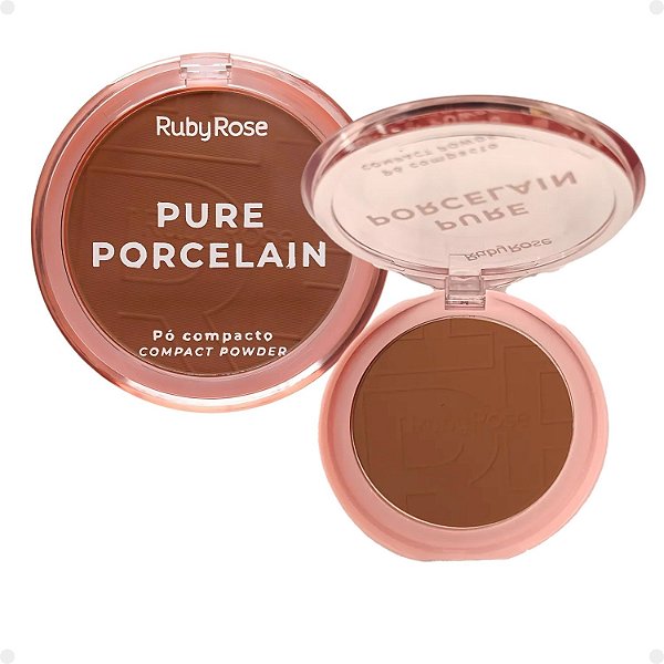 Pó Compacto Ruby Rose Pure Porcelain P70 Hbm401-7