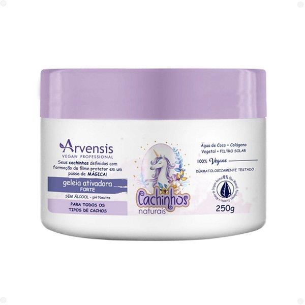 Geleia Ativadora Forte Arvensis Cachinhos Naturais 250g