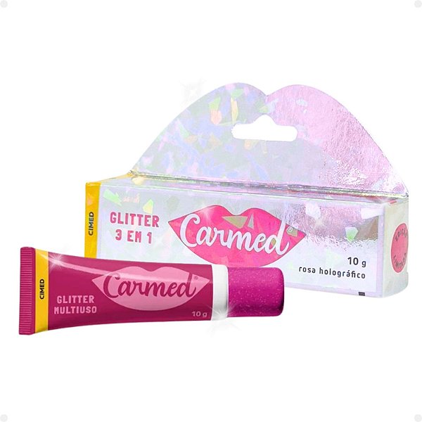 Hidratante Labial Carmed Glitter 3 Em 1 Tutti Frutti 10g