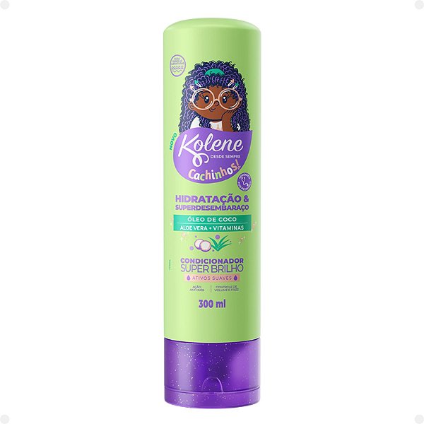 Kit Kolene Cachinhos: Shampoo, Condicionador e Spray Desembaraçante 300ml