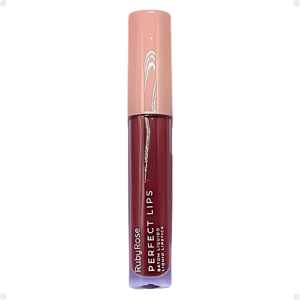 Batom Líquido Ruby Rose Perfect Lips Fearless HB-L6200-1