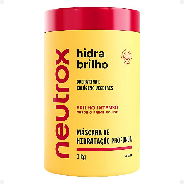 Máscara de Hidratação Profunda Neutrox Hidra Brilho 1Kg