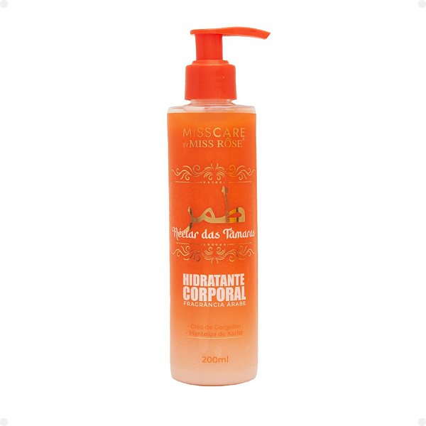 Hidratante Corporal Miss Rôse Fragrância Árabe Néctar das Tâmaras 200ml