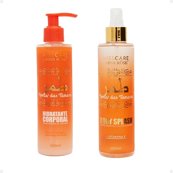 Kit Miss Rôse Néctar das Tâmaras: Body Splash e Hidratante Corporal 200ml