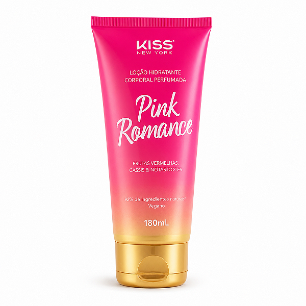 Loção Hidratante Corporal Kiss New York Pink Romance LCB08B 180ml