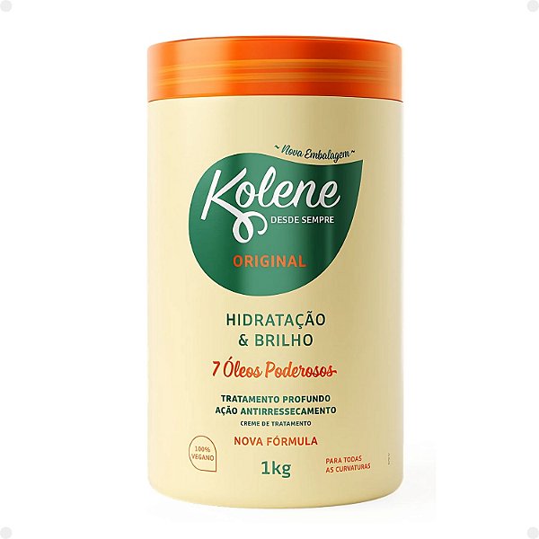 Creme de Tratamento Kolene Original Hidratação e Brilho 1Kg