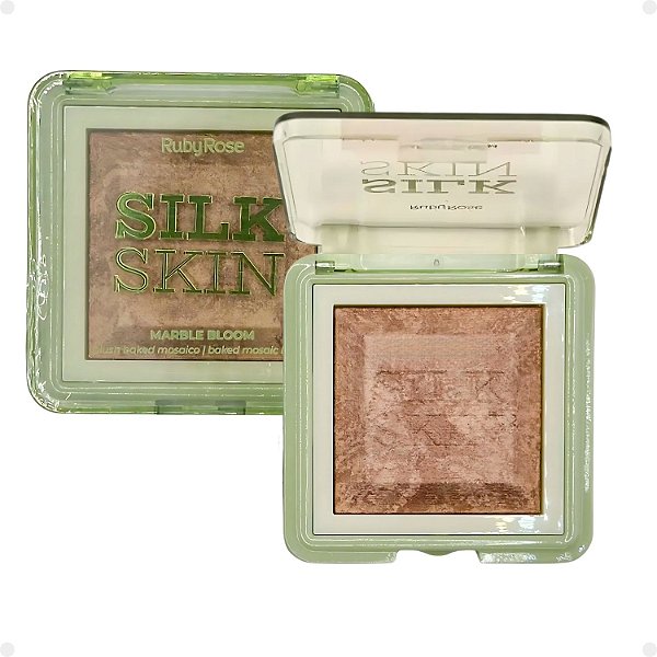 Blush Baked Mosaico Ruby Rose Silk Skin Marble Bloom Soft Suede Hb-F1001-2