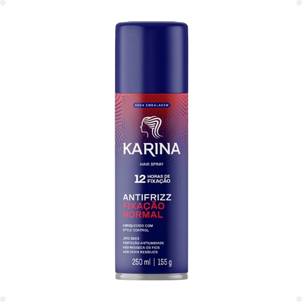 Hair Spray Karina Antifrizz Fixação Normal 400ml