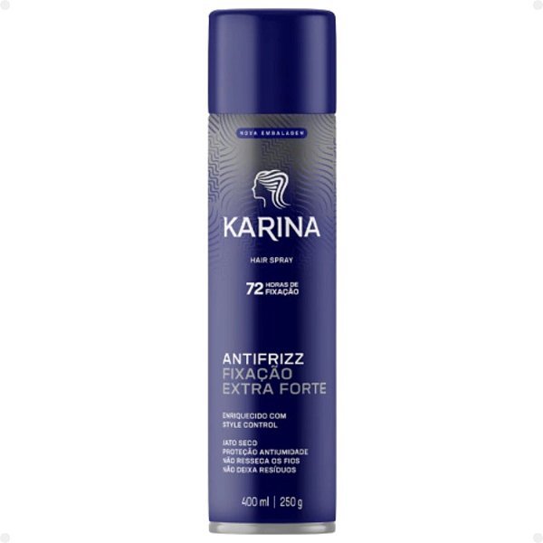 Hair Spray Karina Antifrizz Fixação Extra Forte 400ml