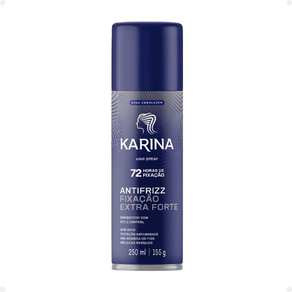 Hair Spray Karina Antifrizz Fixação Extra Forte 250ml
