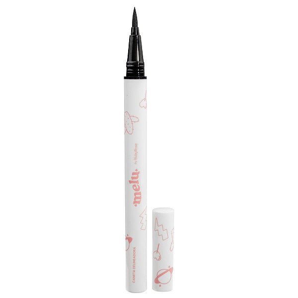 Caneta Delineadora Melu By Ruby Rose Longa Duração Preto RR-2200