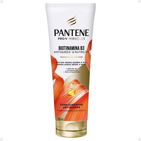 Condicionador Pantene Pro-v Biotinamina B3 Antiqueda e Nutrição 250ml